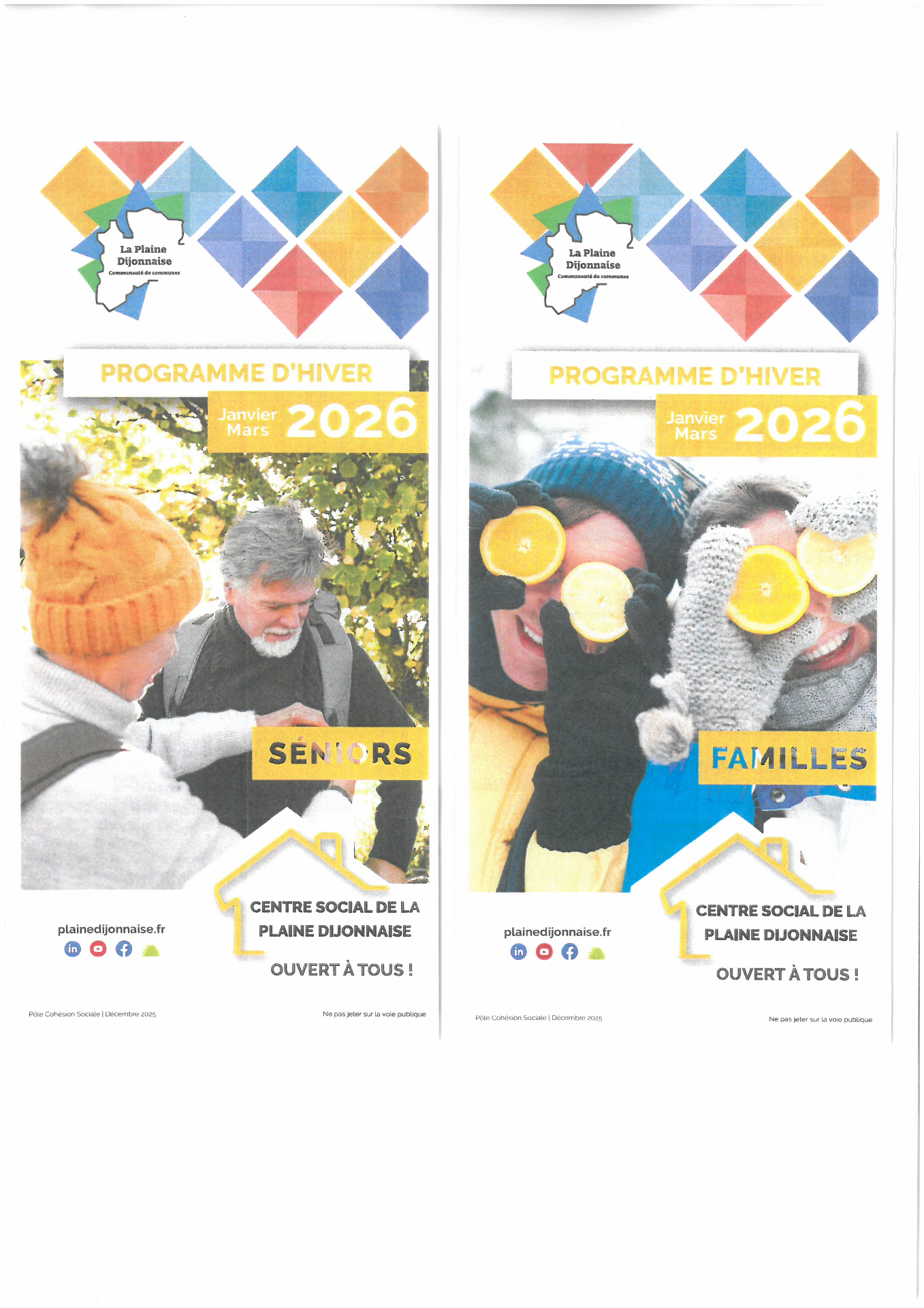 Programmes hiver 2026